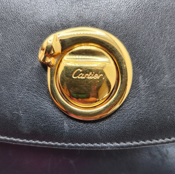 Leather Cartier Clutch - Picture 3 of 17